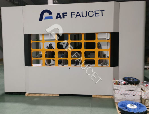 RTAF-AP04AZ-Zinc-Alloy Sanitaryware Polishing Machine, 4 espindéis máquina de polir rodas de esfregão, máquina de polir CNC