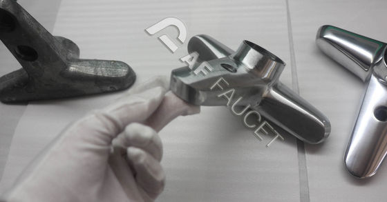 RTAF-AP04AZ- Máquina de polimento de metal CNC, máquina de polimento de misturador de parede do banheiro Zamak, Máquina de polimento robótico