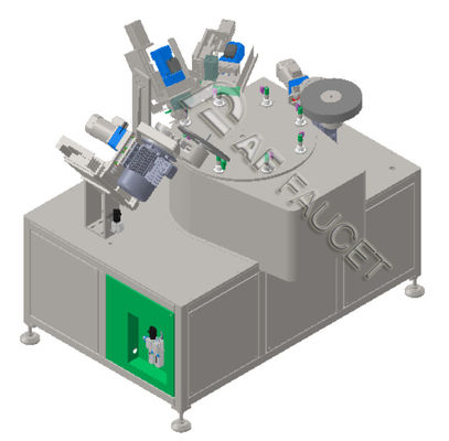 RTAF-RB0408-4-Spindles 8 estações máquina de escovar para peças pequenas máquina de desenho de fio CNC