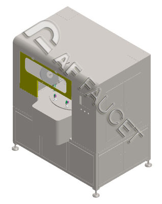 RTAF-RB0408-4-Spindles 8 estações máquina de escovar para peças pequenas máquina de desenho de fio CNC