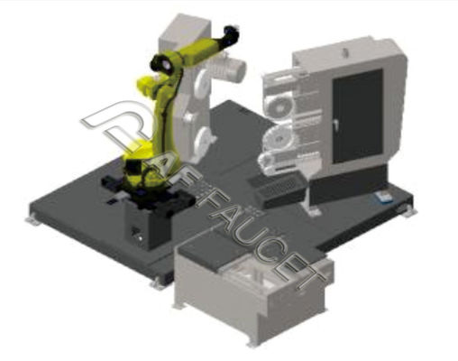 Máquina de escovagem automática robótica de 70 dBEquipamento híbrido de escovagem e escovagem