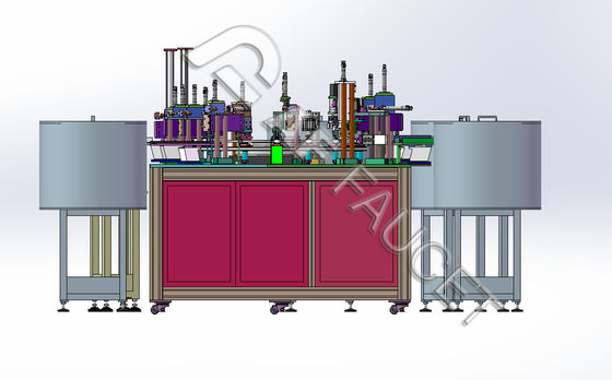 RTAF-CA005-FH3- Estação de trabalho de montagem automática para núcleos de válvulas altos e planos de 3 furos